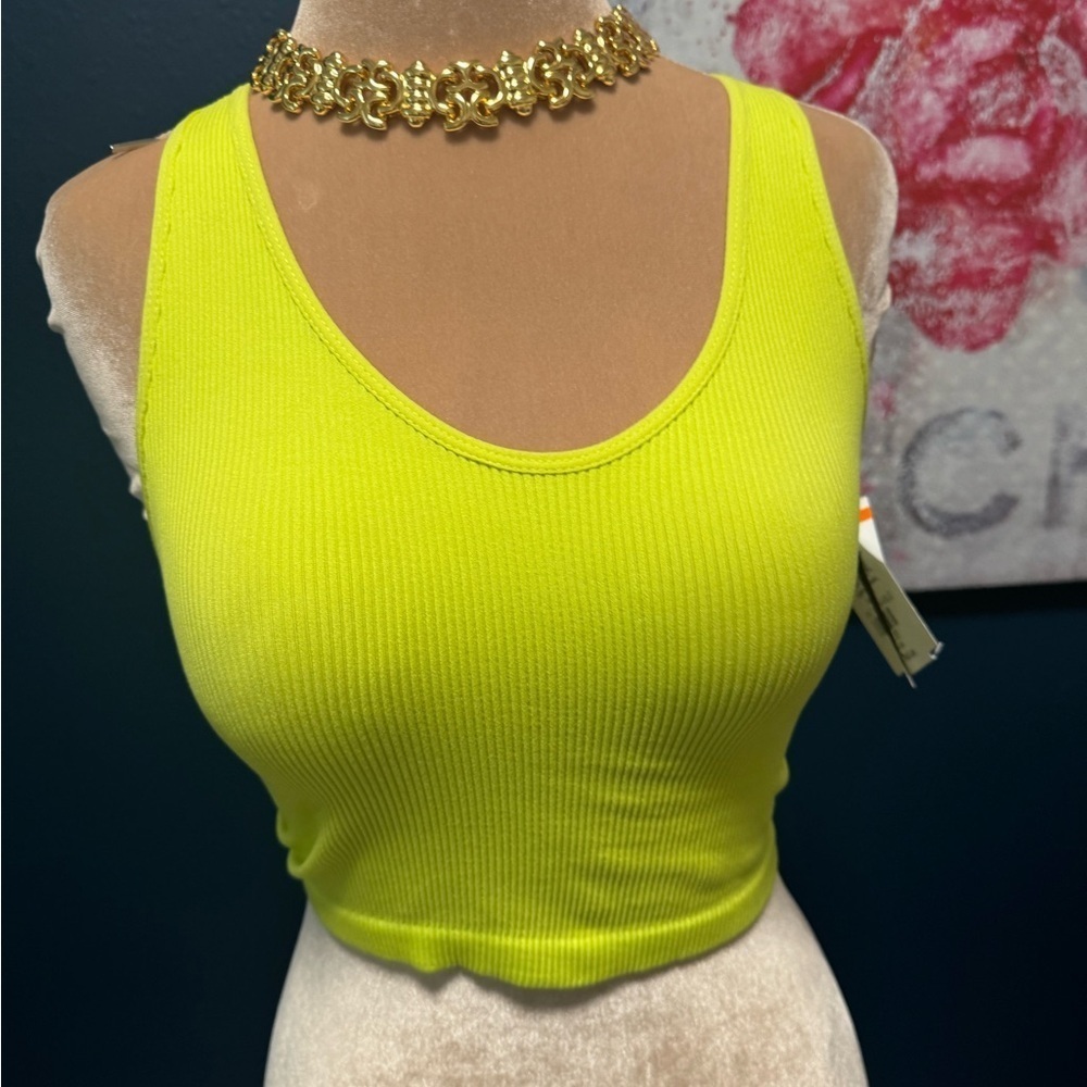 Zella Vibrant Yellow Sleeveless Top